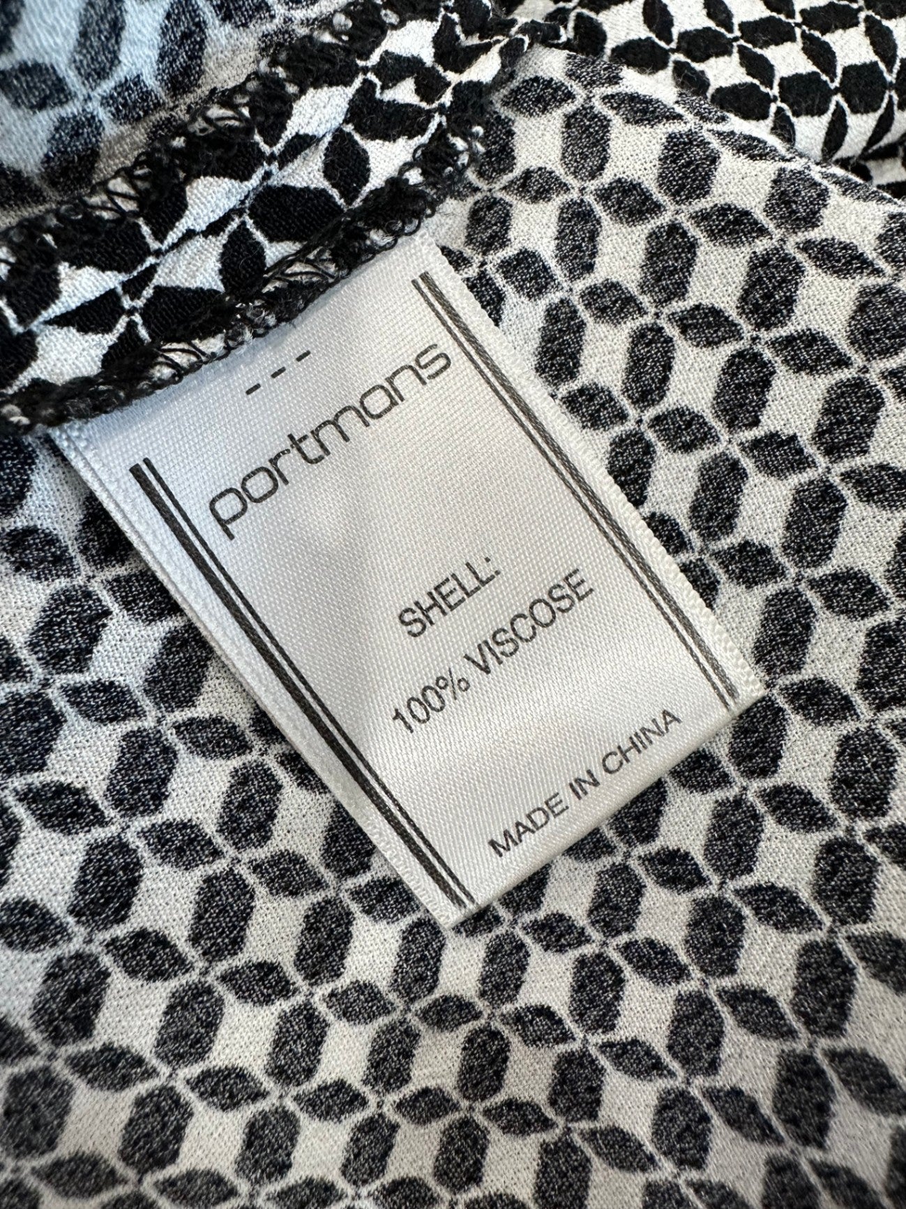 [SALE] Portmans Blouse - Size 10 - Black and White