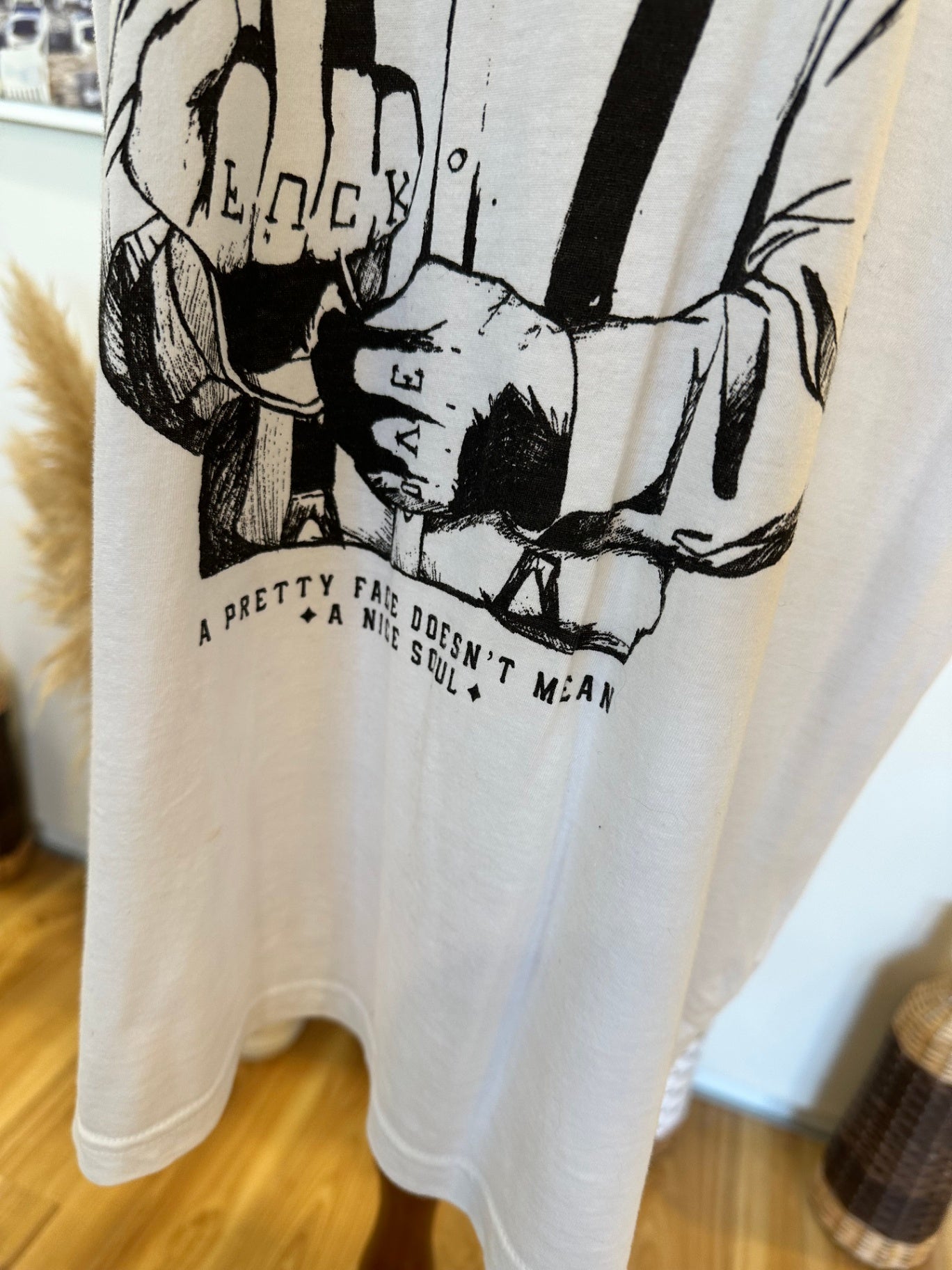 [SALE] Down OP T-Shirt - Extra Large - White