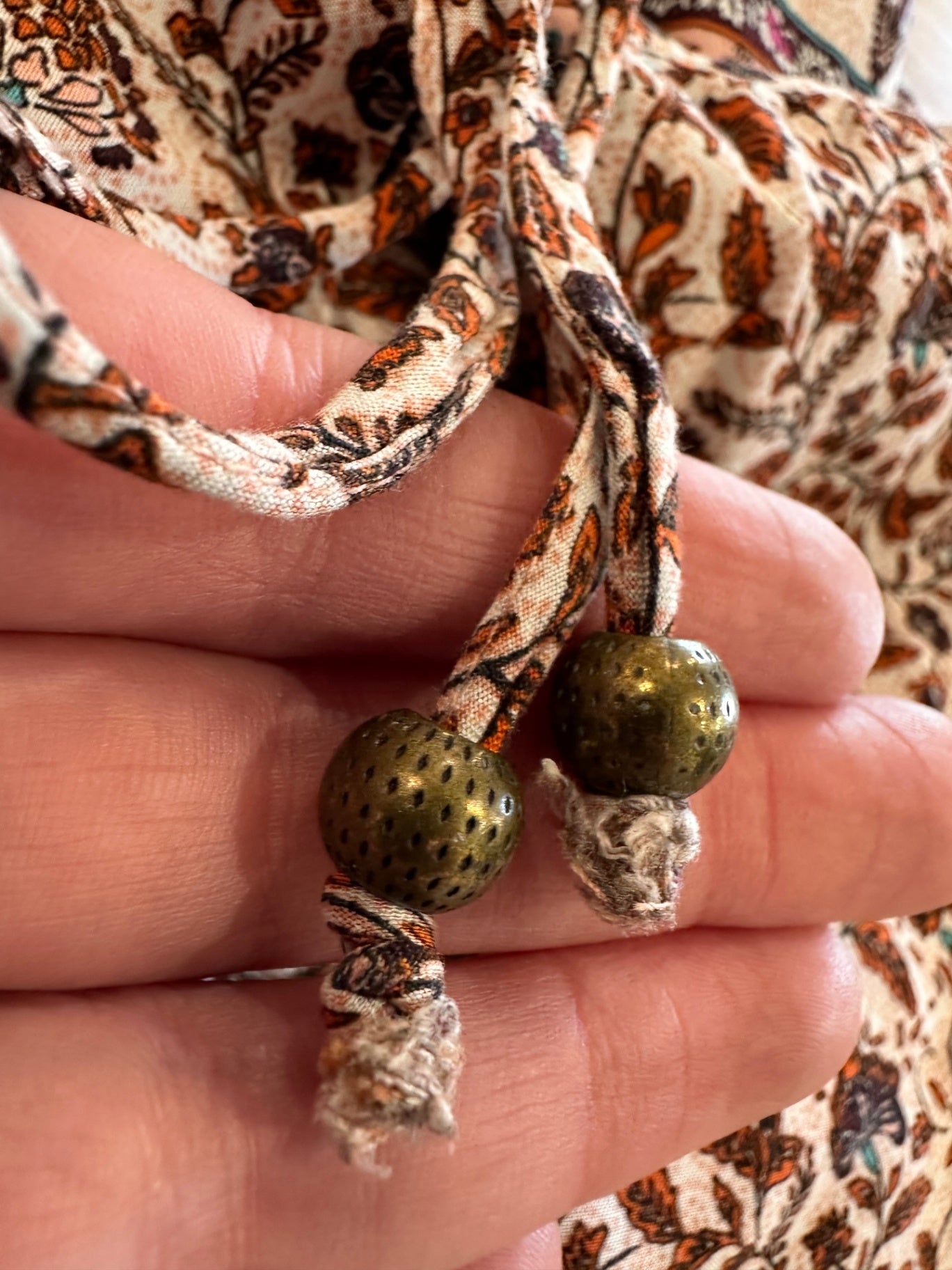 Espirit Dress 10 Multicolor (mainly brown, white, and hints of blue and purple)