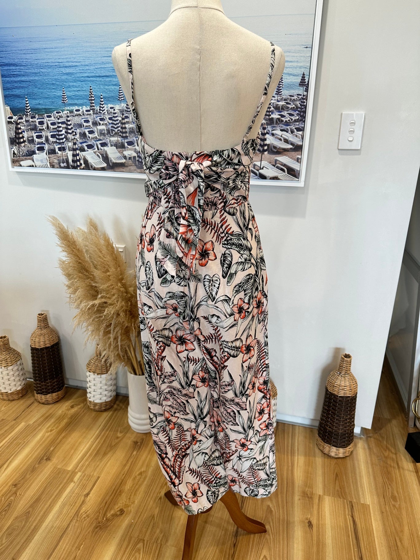 [SALE] Kookai Jumpsuit - Size 10 - Tropical - Linen