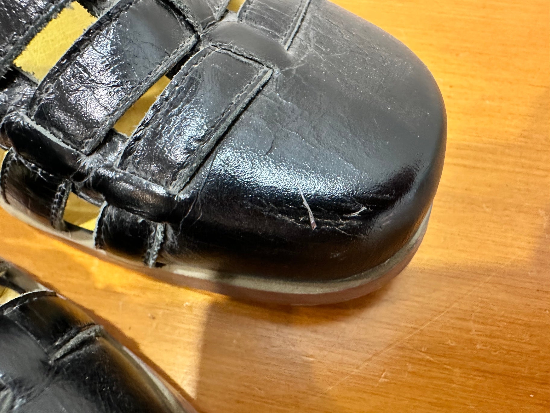 Addiction - Mary Jane Heels - Size EU 38 - Black Leather