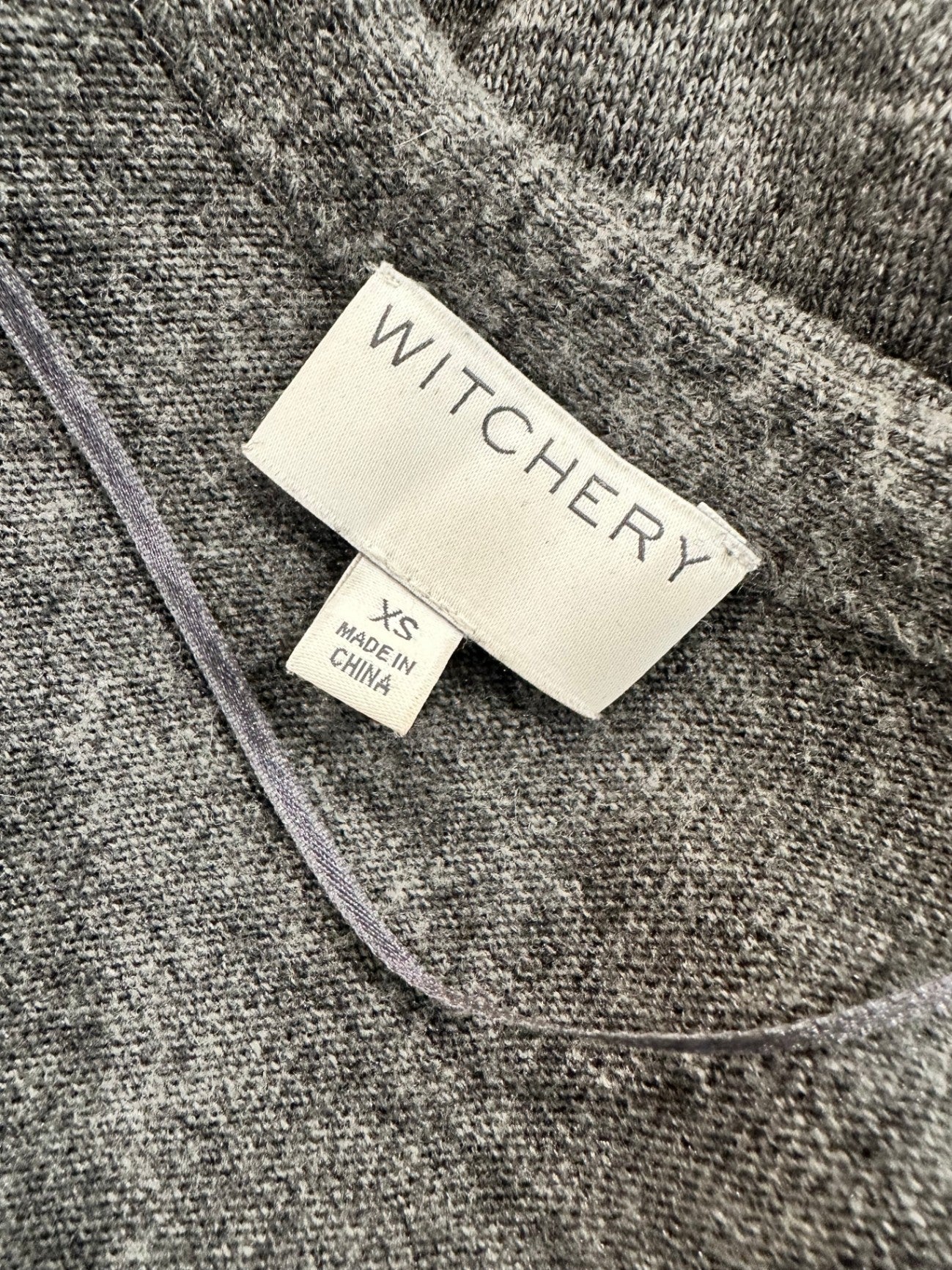 [SALE] Witchery - Longline Cardigan - Extra Small - Grey