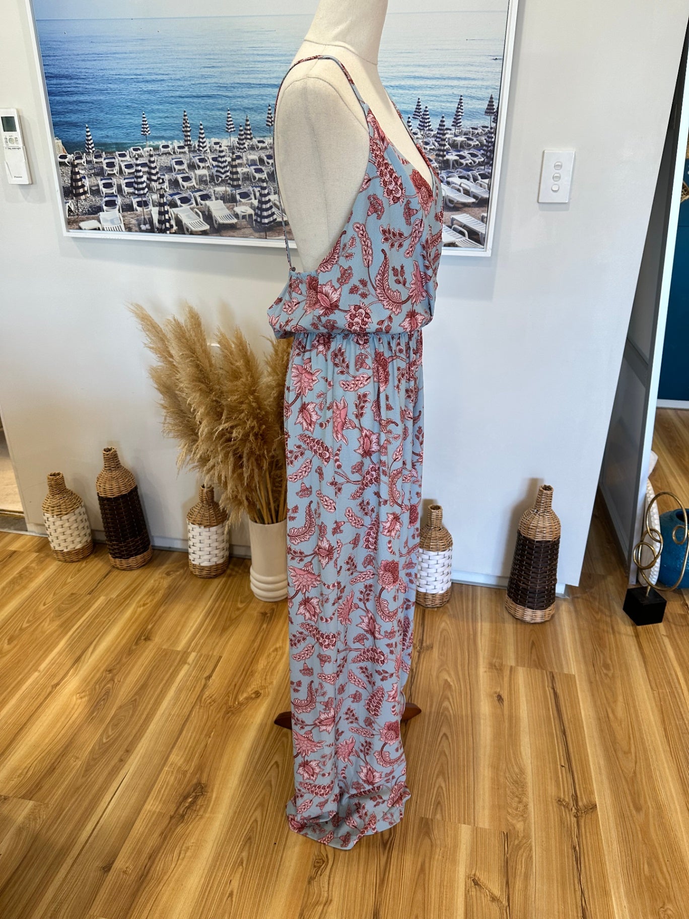 [SALE] Boohoo - Jumpsuit - Large - Light blue and pink