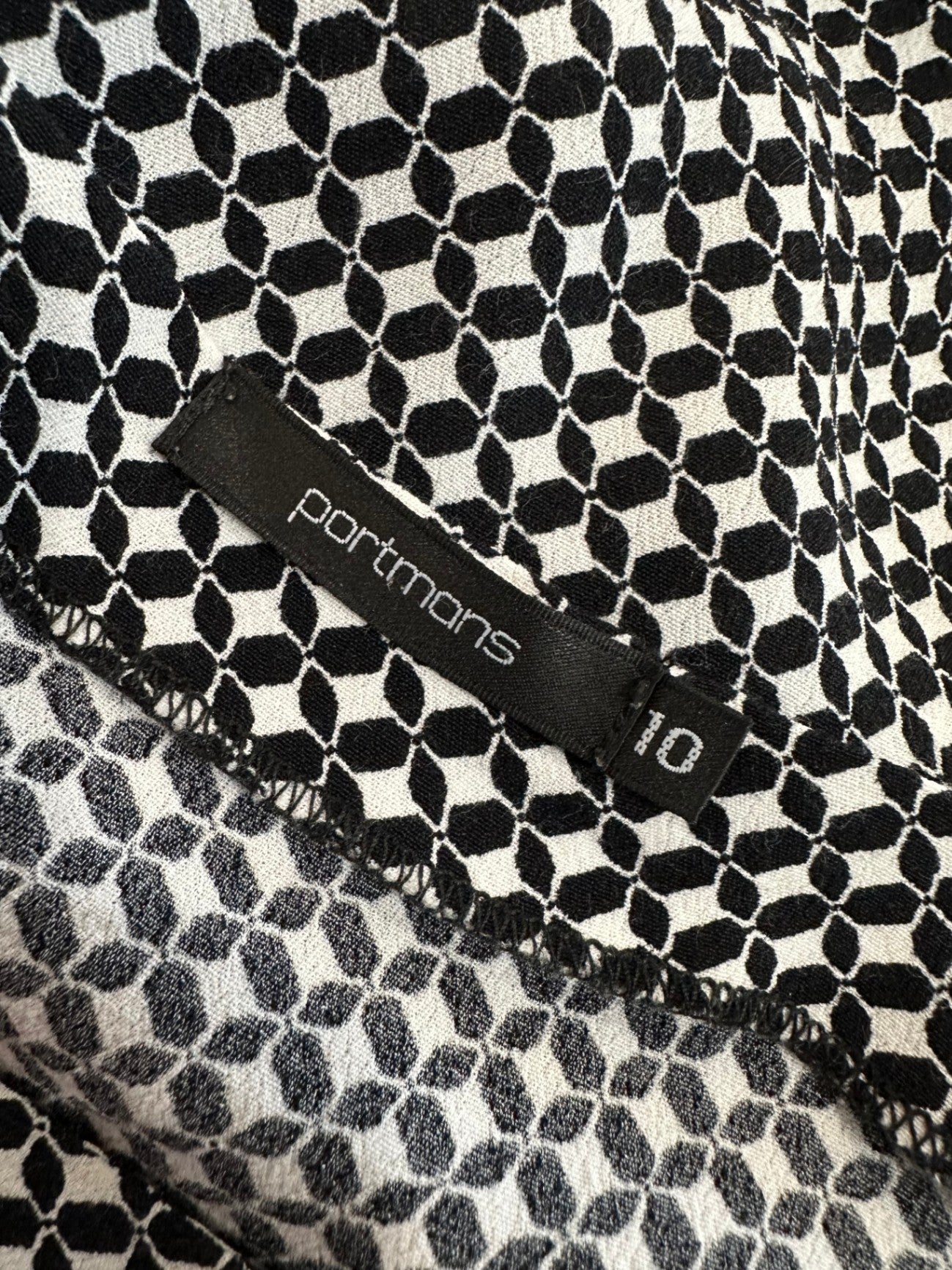 [SALE] Portmans Blouse - Size 10 - Black and White