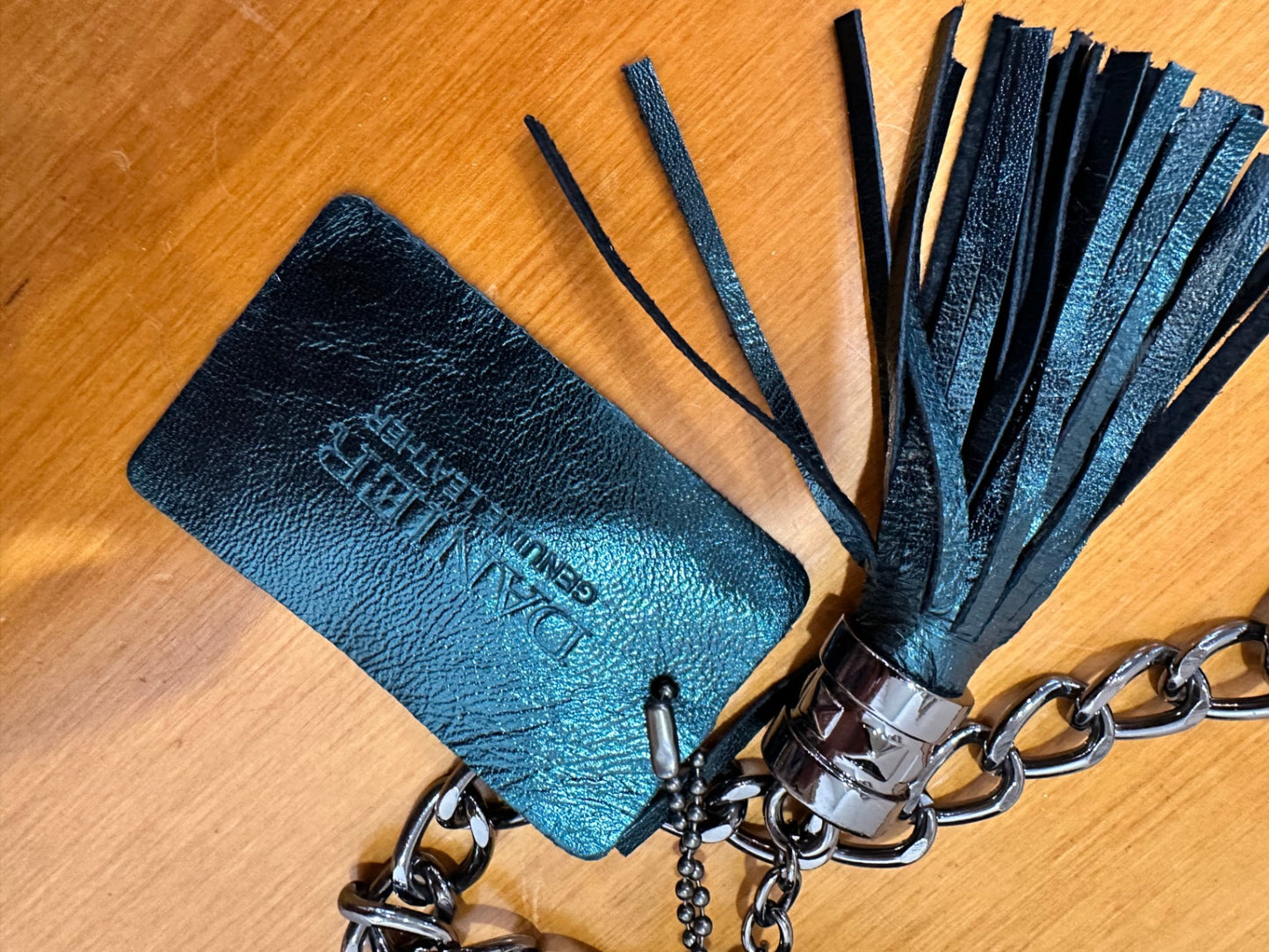 [SALE] Danier Leather - Cross Body Handbag - Emerald Green