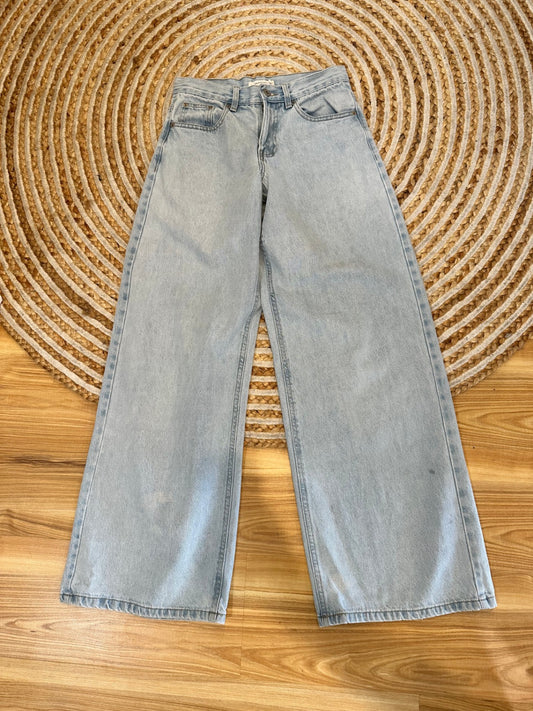 Glassons - Wide Leg Jeans - Size 6 - Light blue