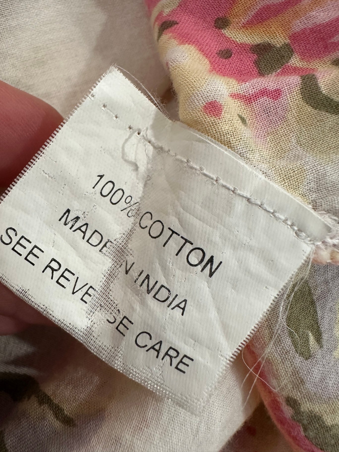 [SALE] Vassalli - Kaftan Top - Medium - Cream with pastels