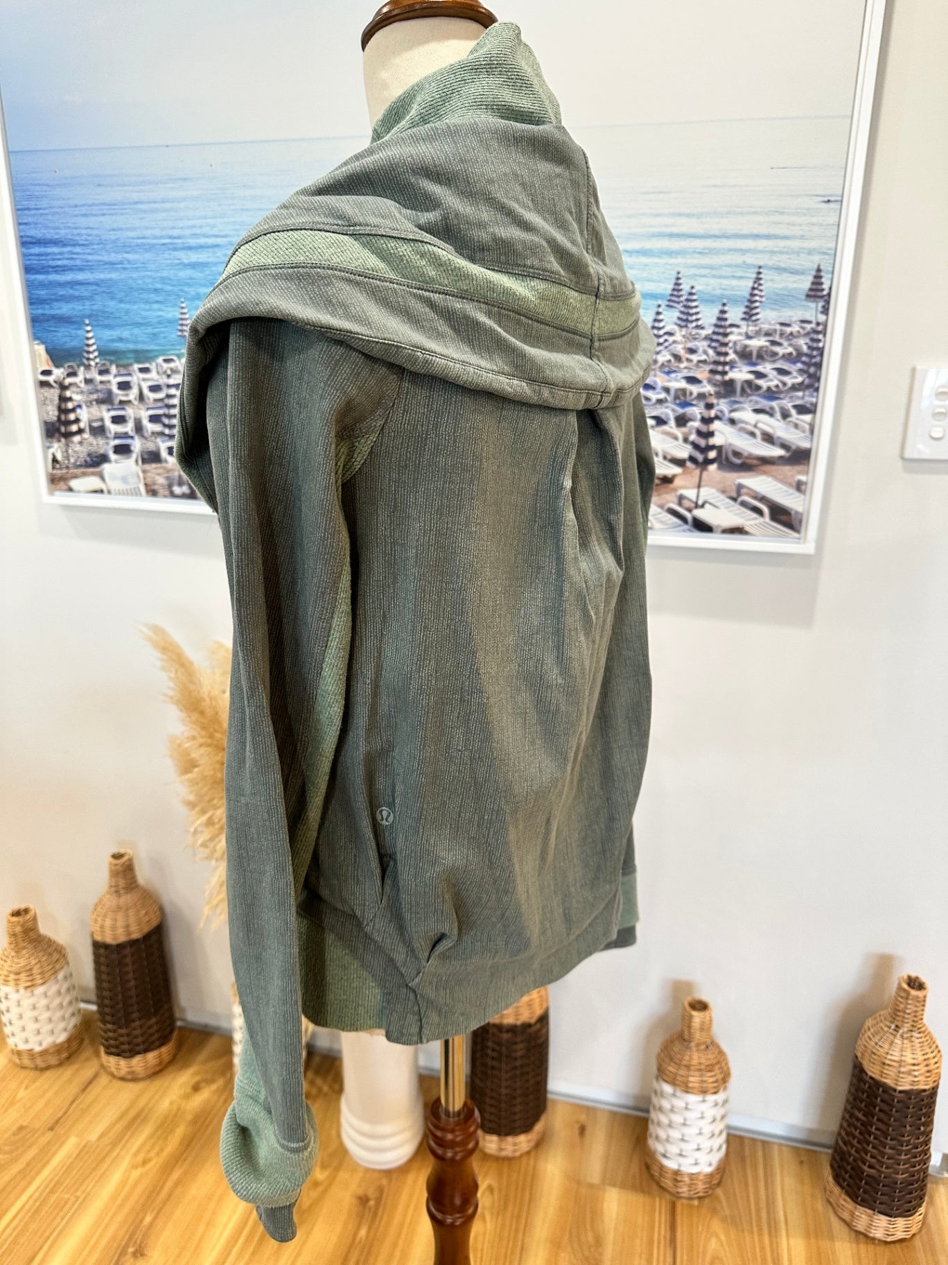 [SALE] Lululemon Jacket Green and Grey