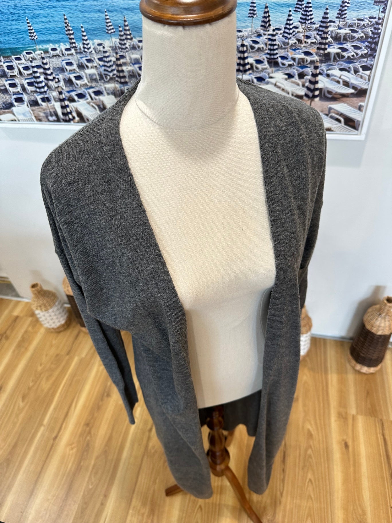 [SALE] Witchery - Longline Cardigan - Extra Small - Grey