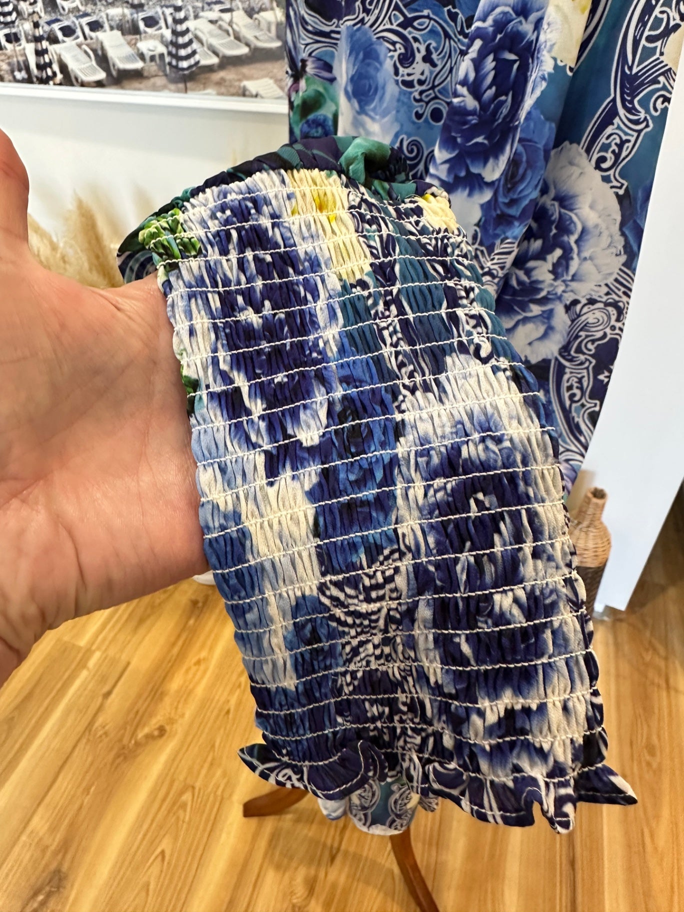 [SALE] Stella Royal Dress - Size 18 - Blue, Green, White