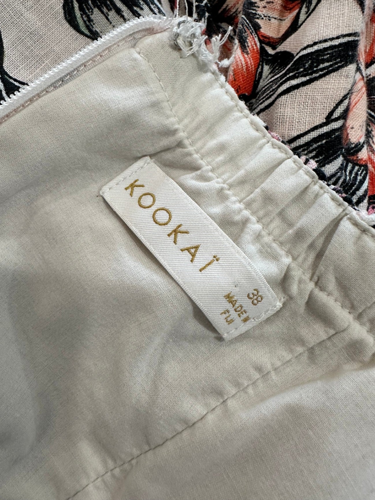[SALE] Kookai Jumpsuit - Size 10 - Tropical - Linen