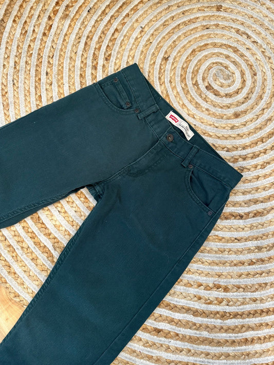 [SALE] Levi's - Slim Straight - Dark Green Jeans - Size 27