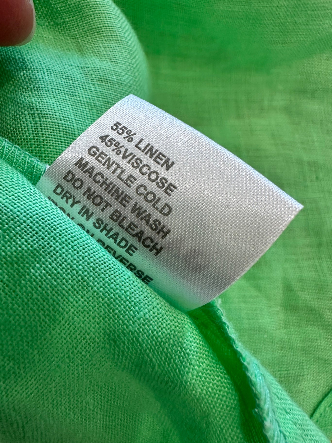 Eb & Ive Linen-Blend Shirt - Medium - Green