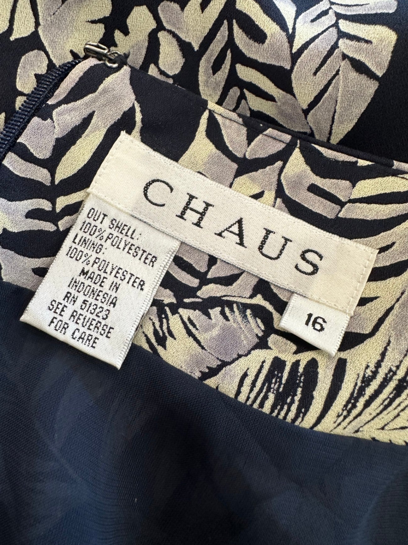 [SALE] Chaus - Summer Skirt - Size 16 - Black / Taupe / Grey