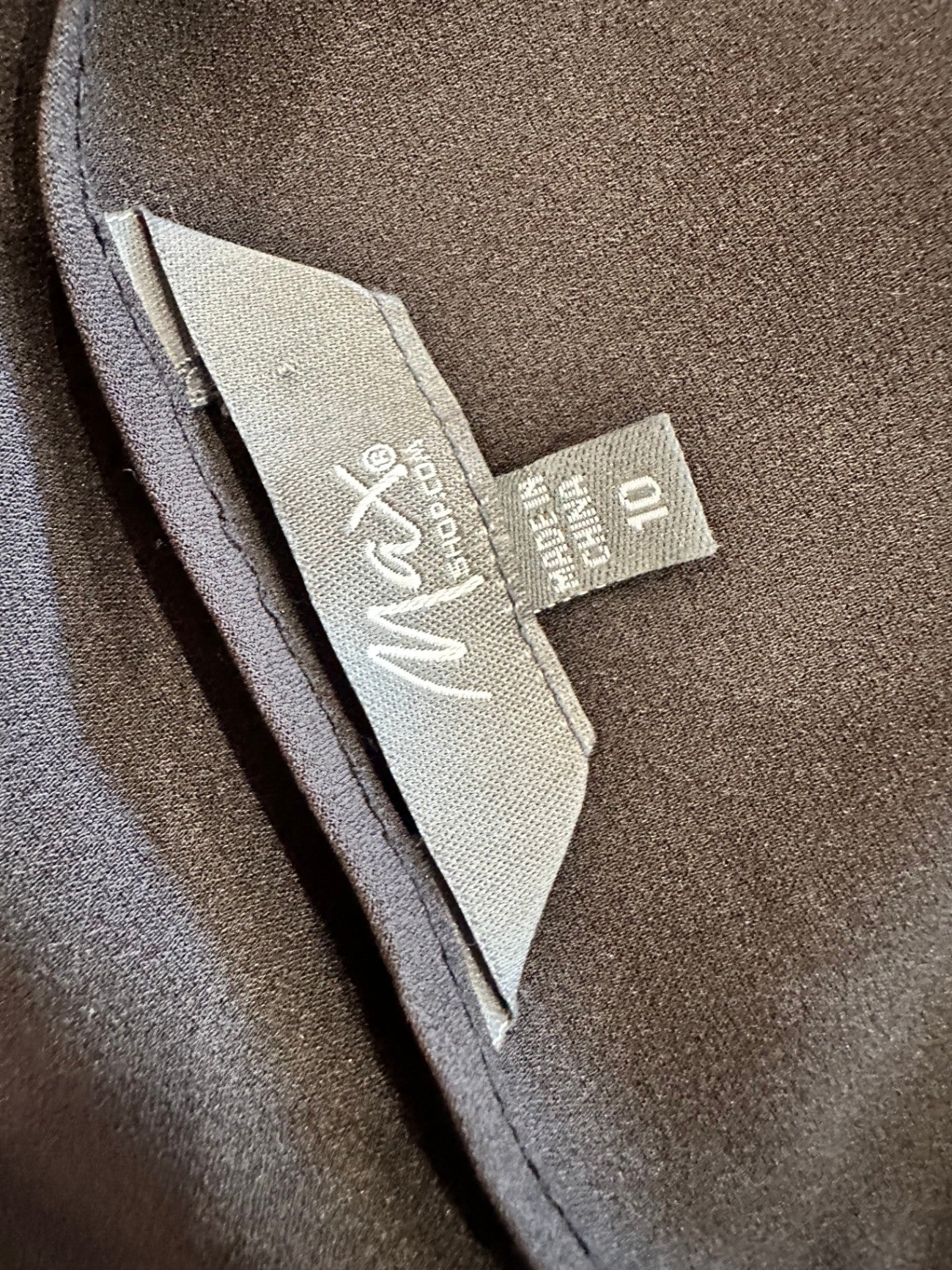 [SALE] Max - Flapper Fringed Singlet Top - Size 10 - Black