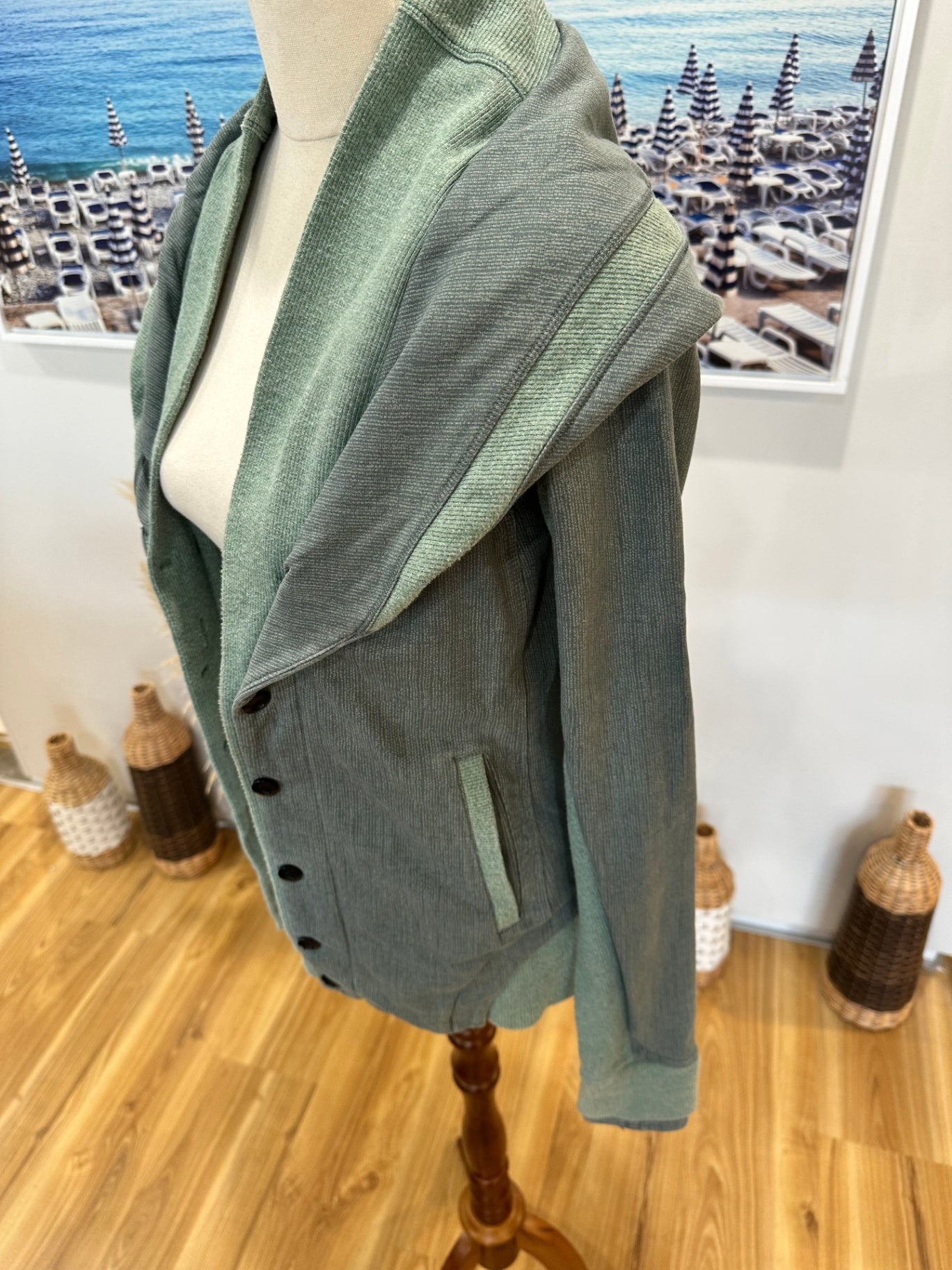 [SALE] Lululemon Jacket Green and Grey