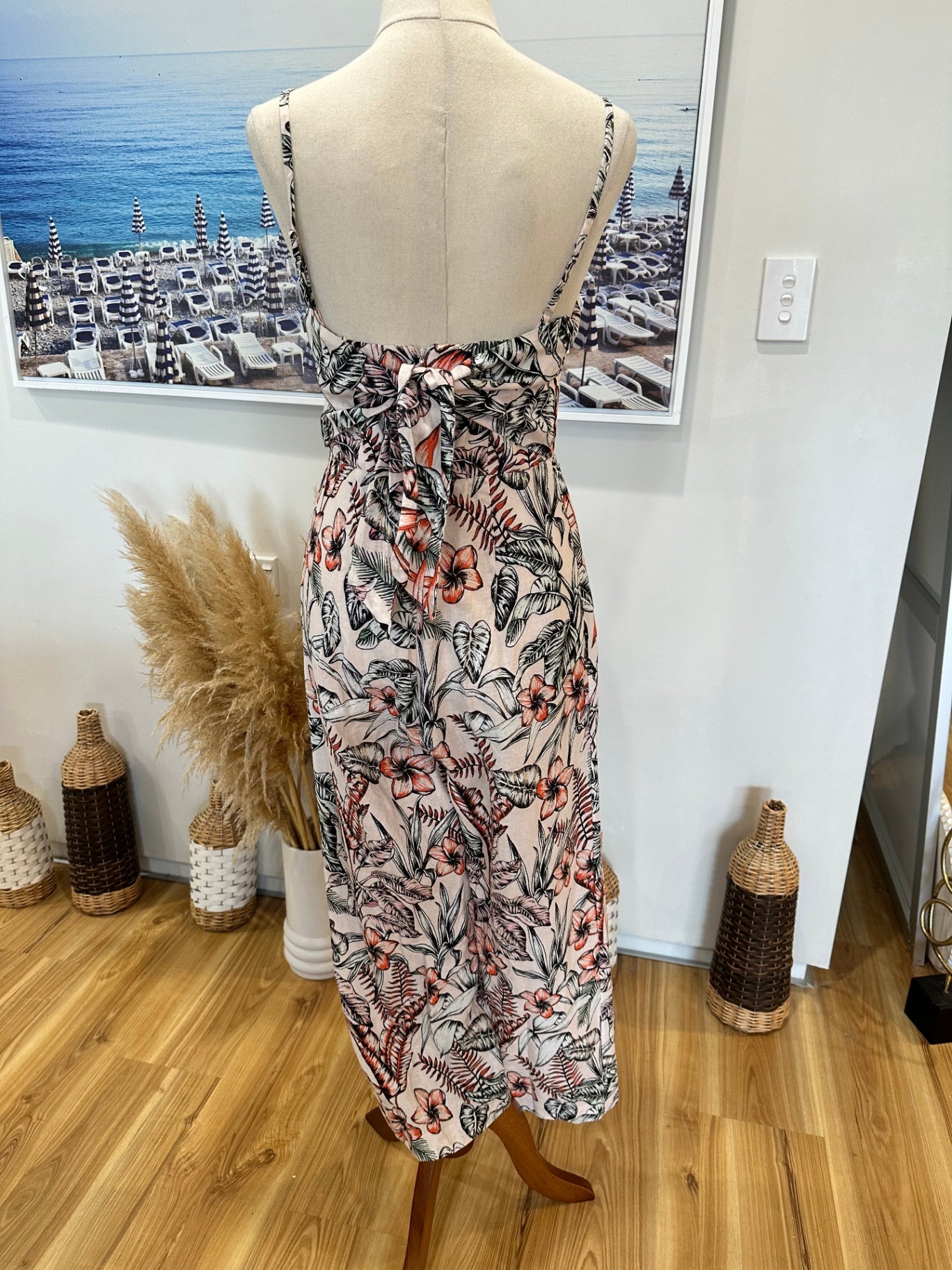 [SALE] Kookai Jumpsuit - Size 10 - Tropical - Linen