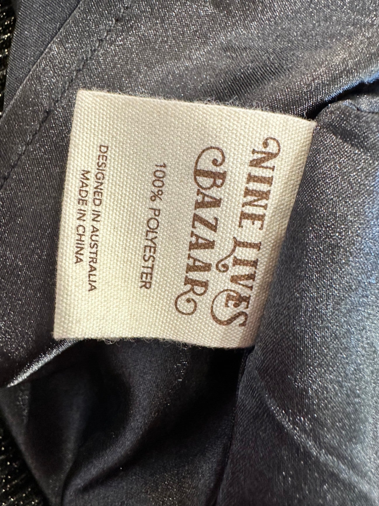 [SALE] Nine Lives Bazaar - Sparkling Dress - Size 8 - Olive Green <NEW>