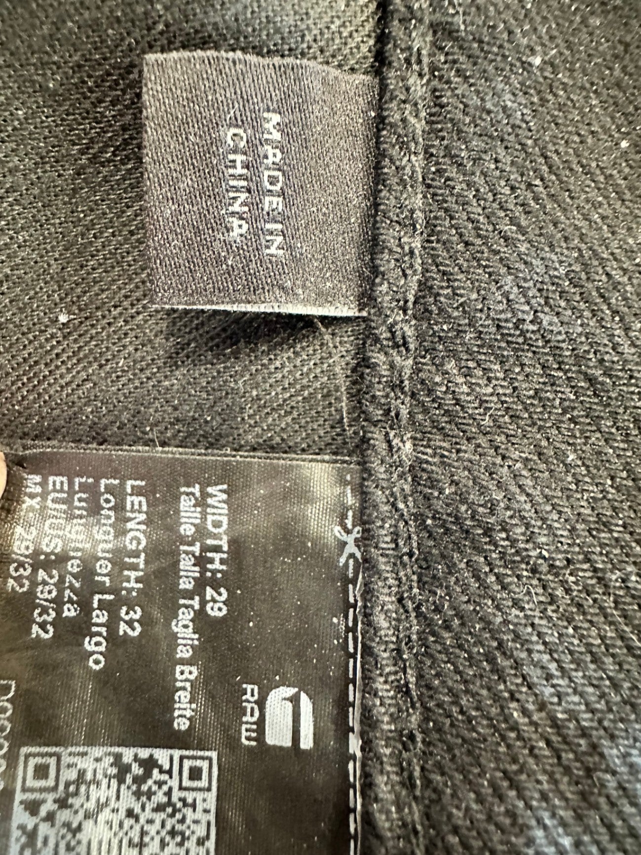 [SALE] G-Star - Black Straight Leg Jeans - Size 29