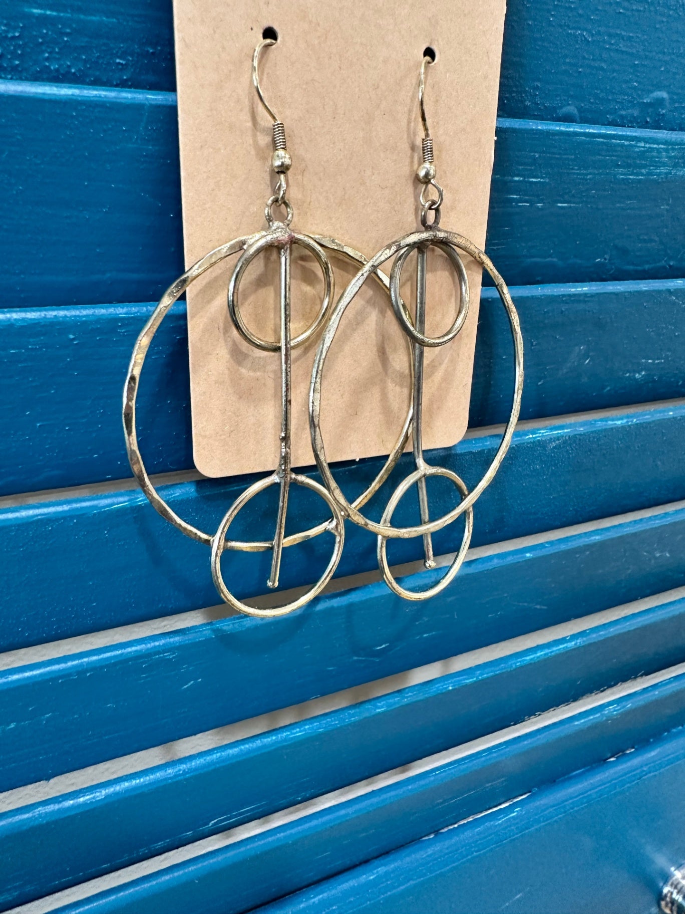 [SALE] Earrings - Circles - Gold Tone