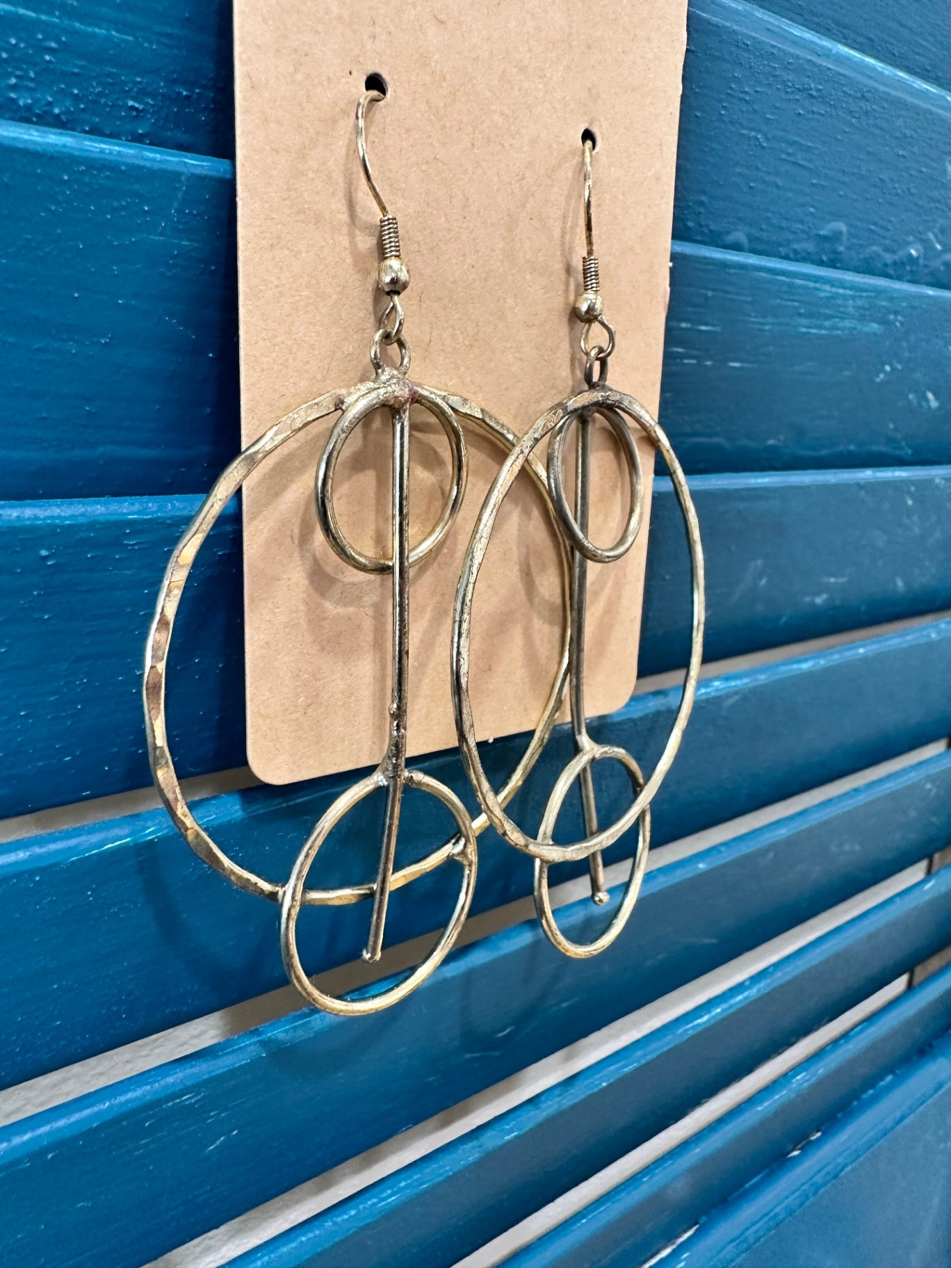 [SALE] Earrings - Circles - Gold Tone