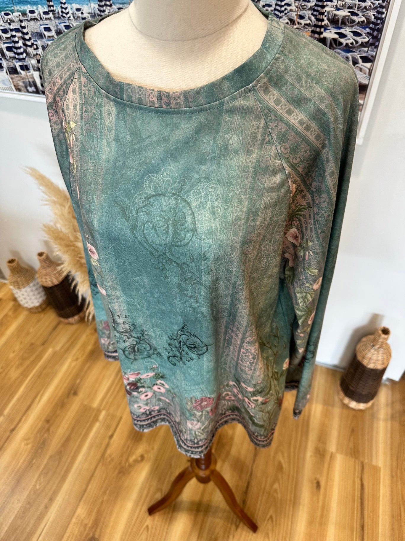 Bohemian - Long-Sleeved Top - Size Large