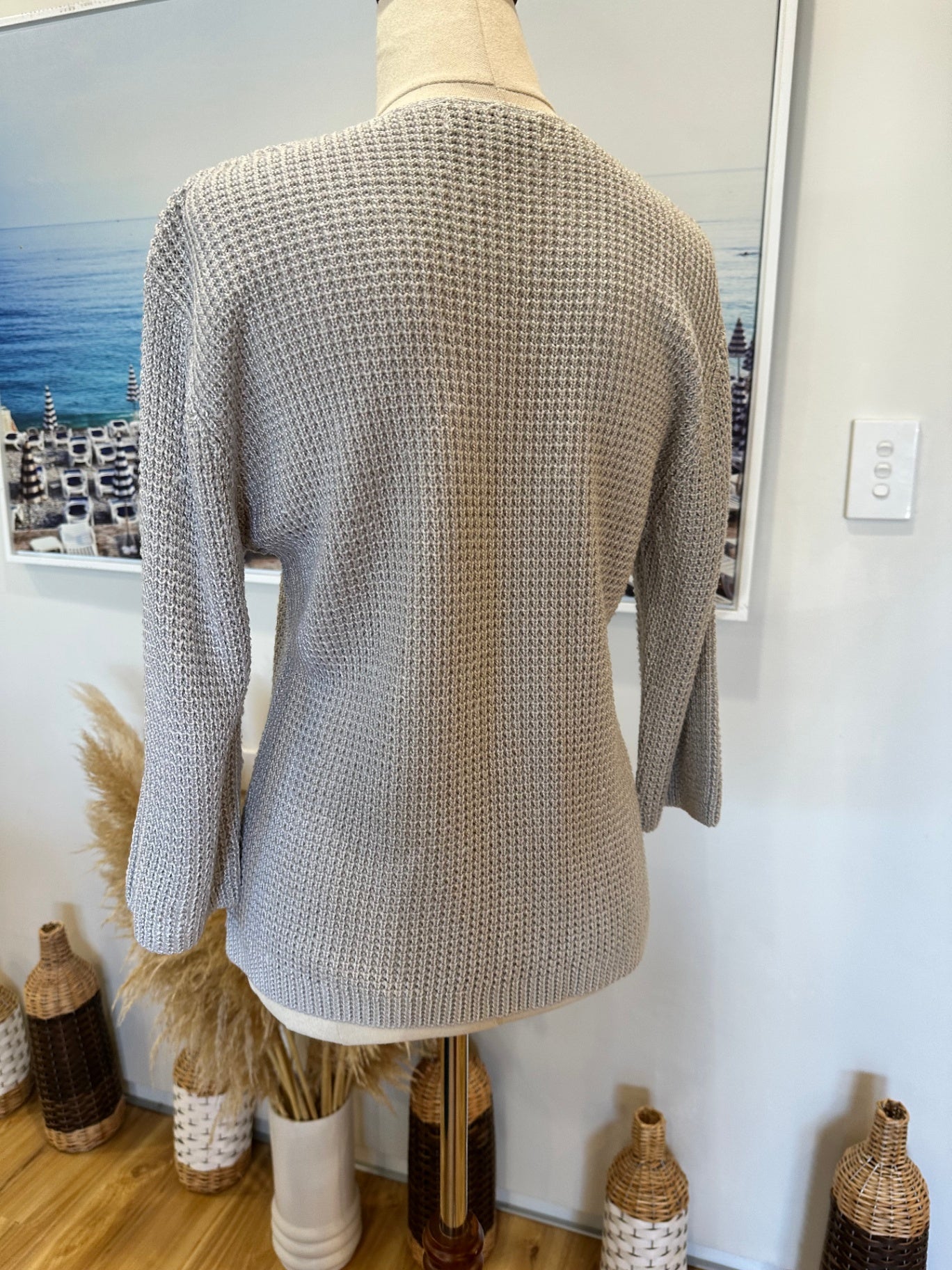 [SALE] Eddie Bauer - Jumper - Large - Silver / Grey