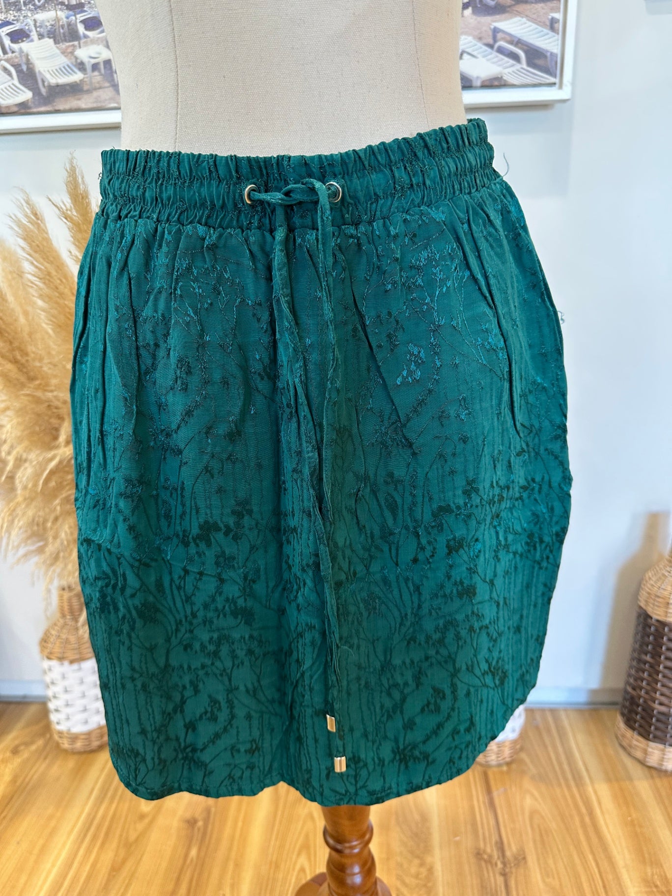[SALE] Reserved - Mini Skirt - Size 12 - Teal
