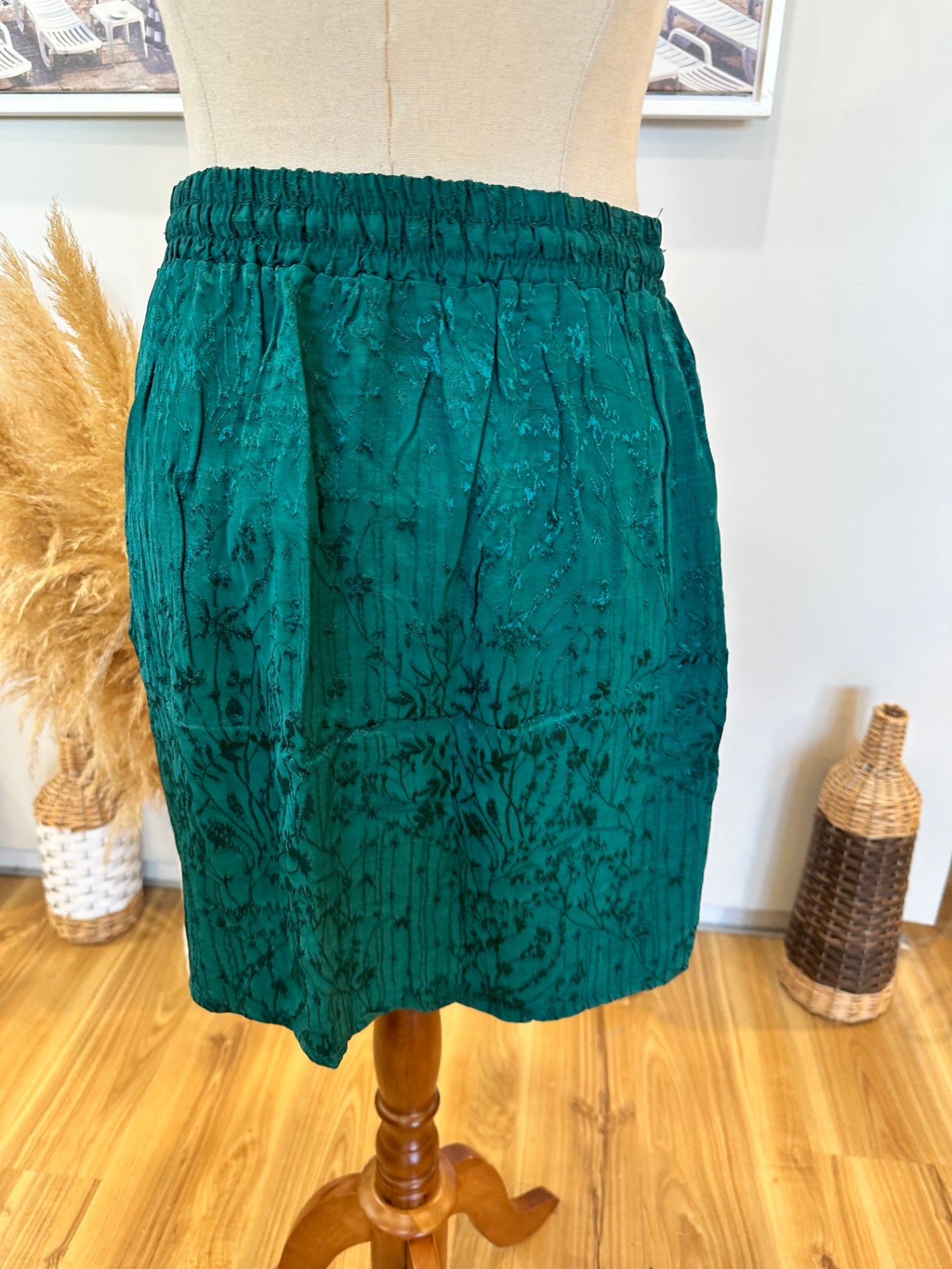 [SALE] Reserved - Mini Skirt - Size 12 - Teal