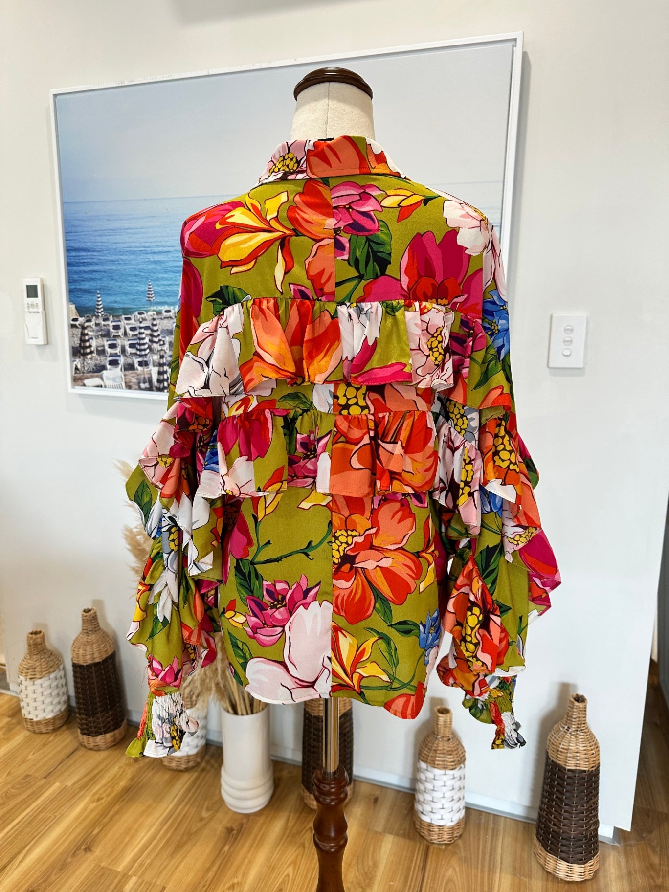 Augustine - Flamenco Blouse - Small - Multicolour