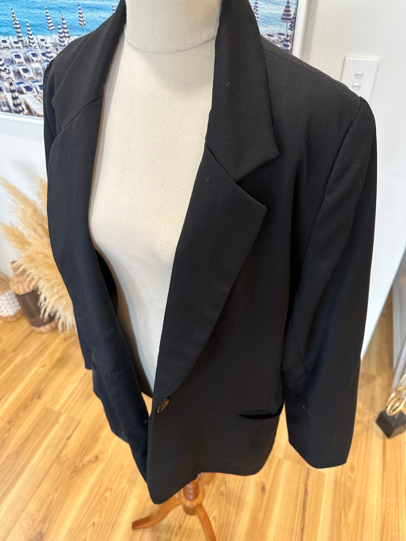 [SALE] Portfolio - Boxy Blazer - Size 10 - Black