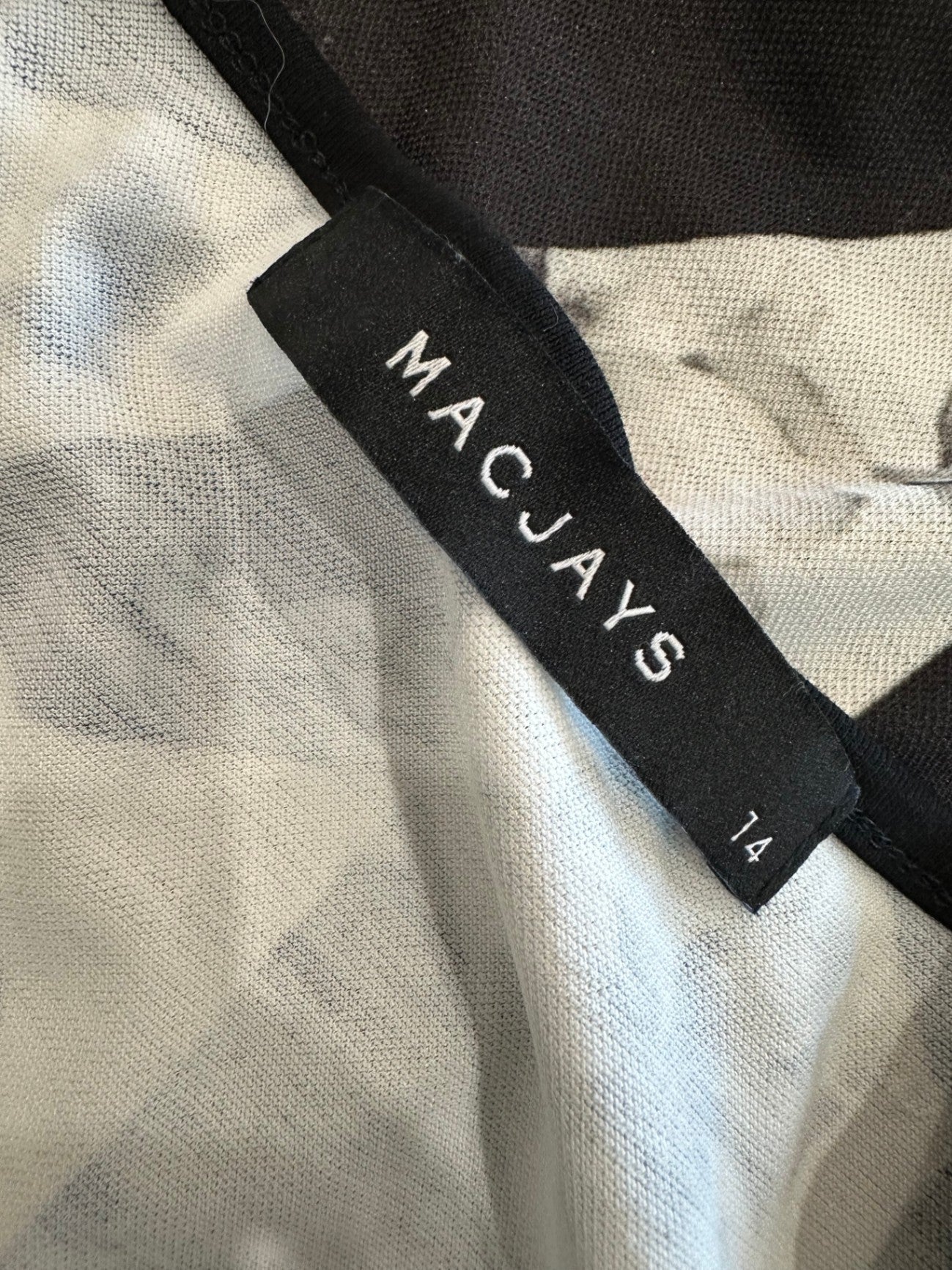 [SALE] Macjays - Top - Size 14 - Black and white