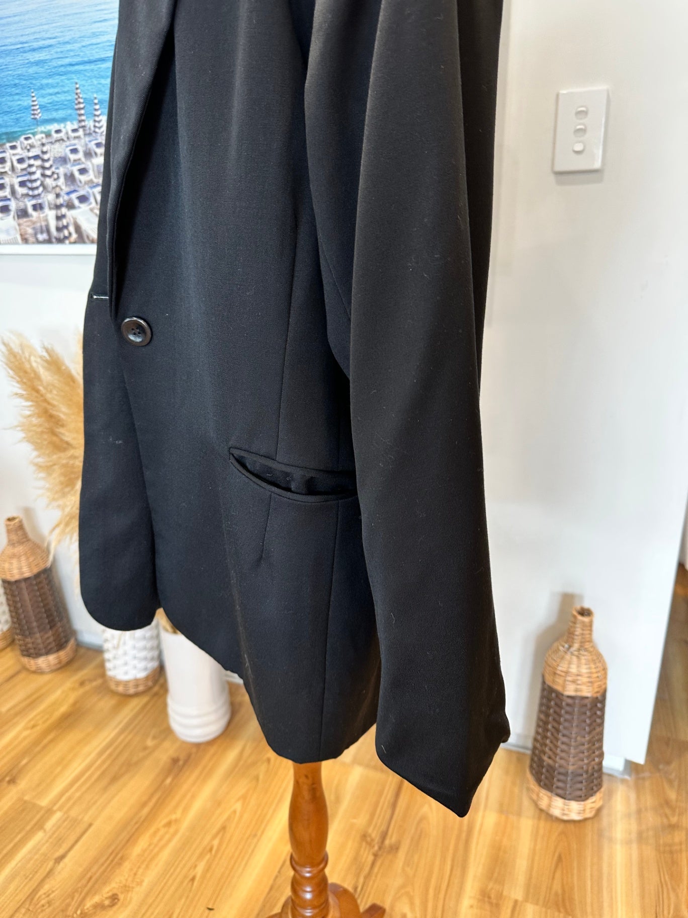 [SALE] Portfolio - Boxy Blazer - Size 10 - Black