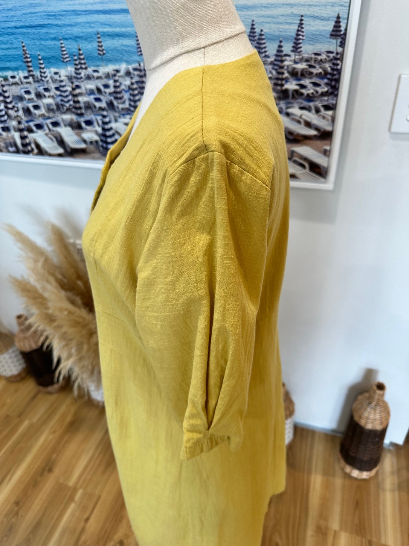 [SALE] Grace & Chili - Dress - Large / Extra Large - Yellow / Chartreuse