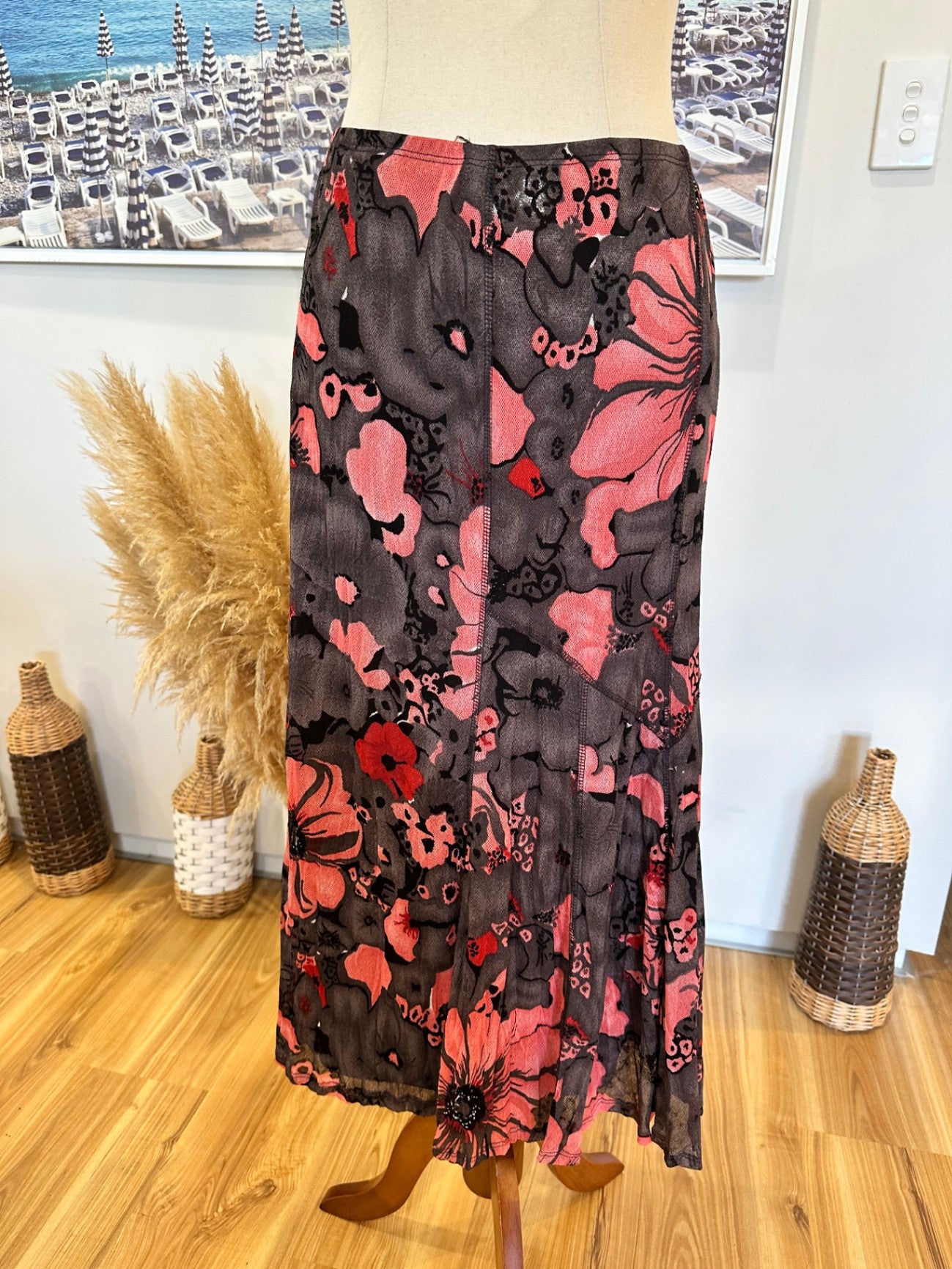 [SALE] Kamiko - Skirt - Size 14 - Pink / Grey