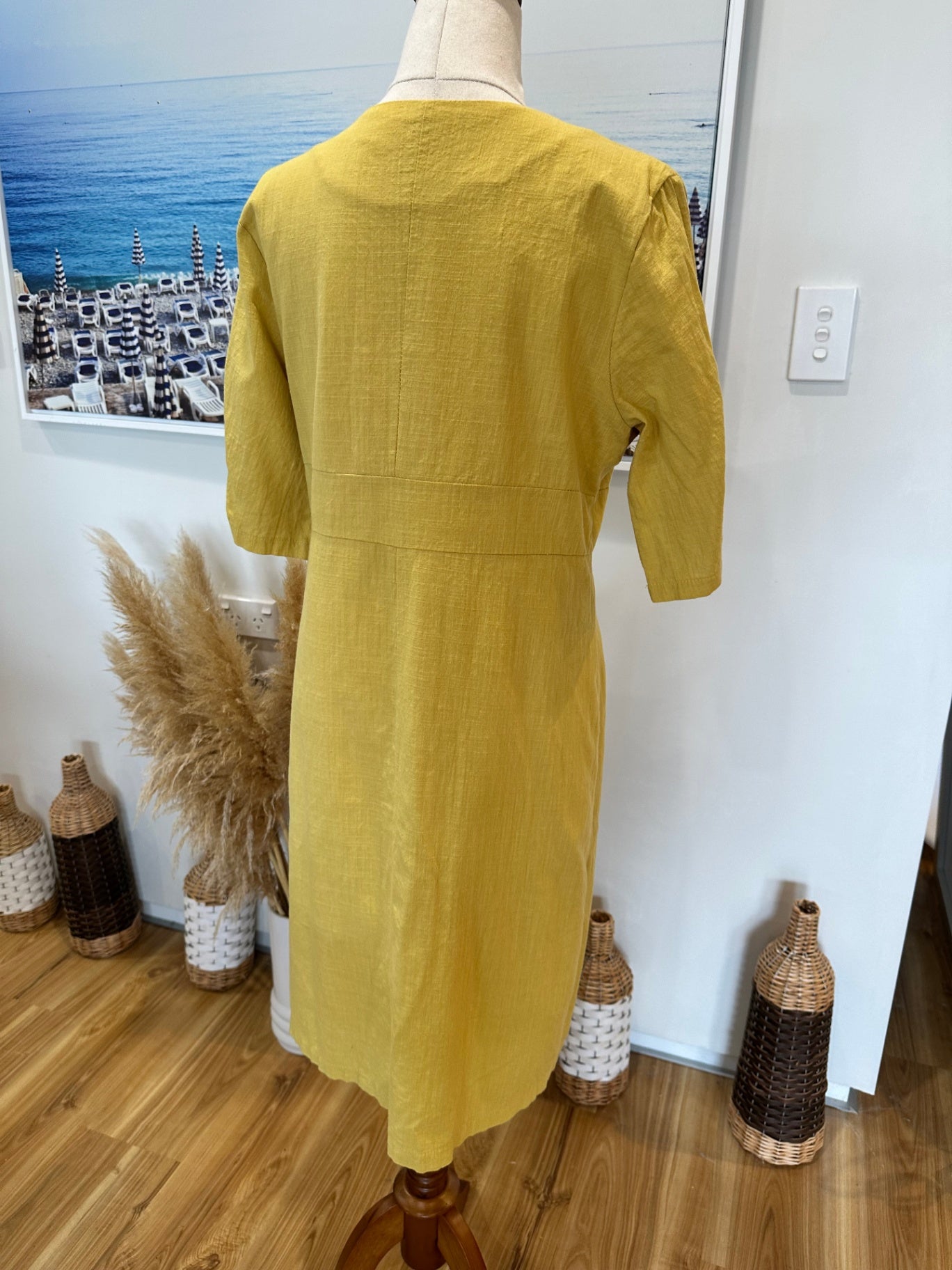[SALE] Grace & Chili - Dress - Large / Extra Large - Yellow / Chartreuse
