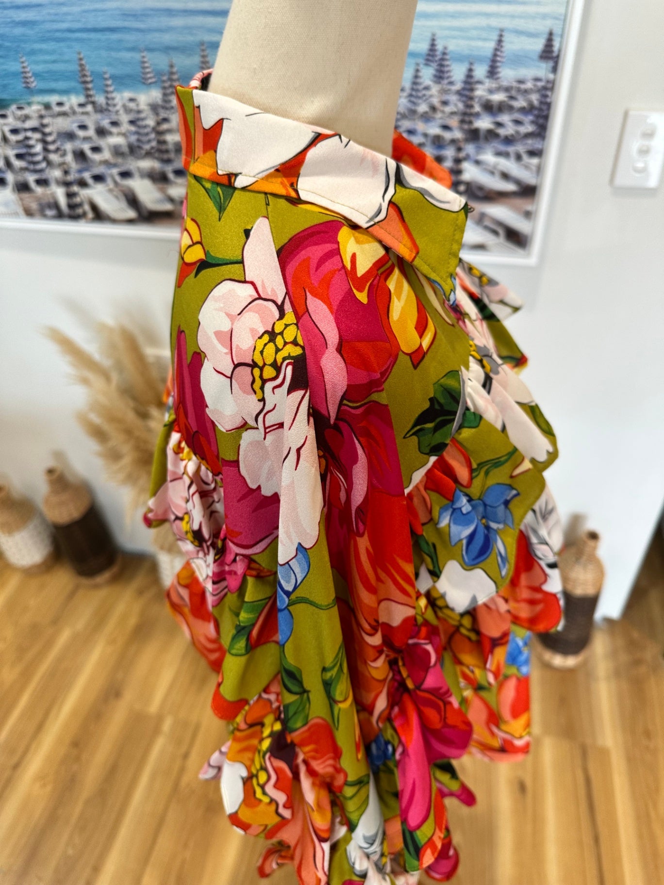 Augustine - Flamenco Blouse - Small - Multicolour