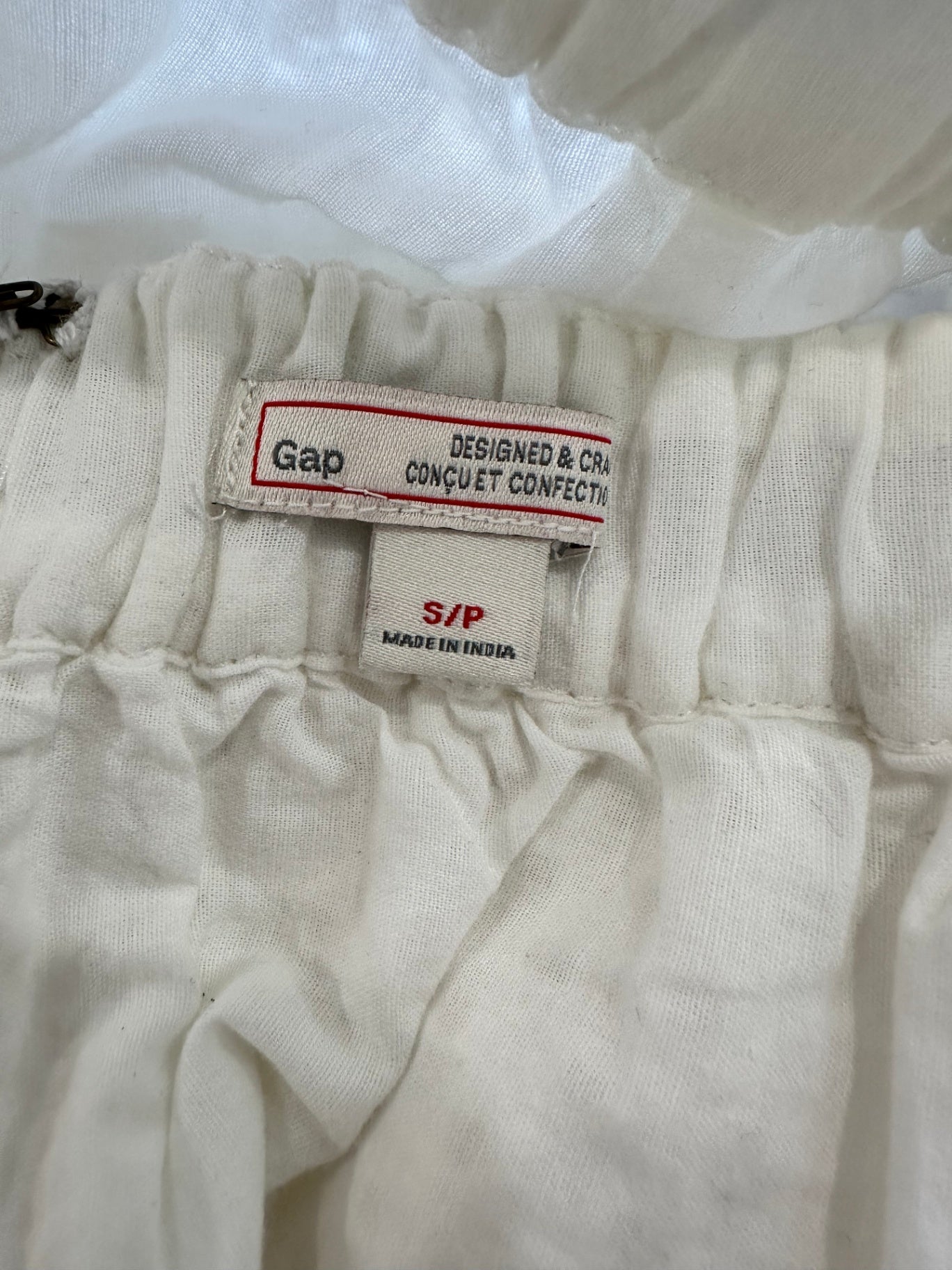 [SALE] Gap - Mini Skirt - Small - Cream / White