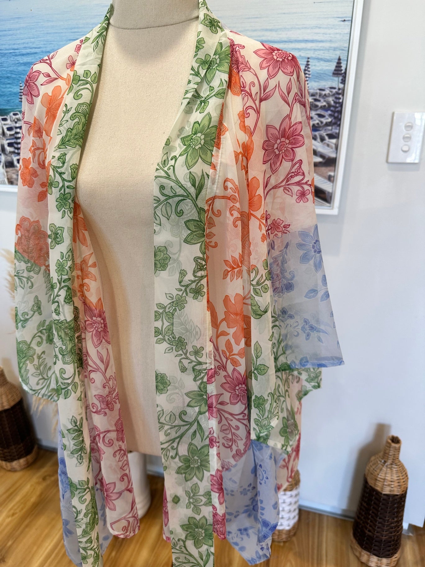 [SALE] Sussan Kaftan - One Size - Pastel Tones