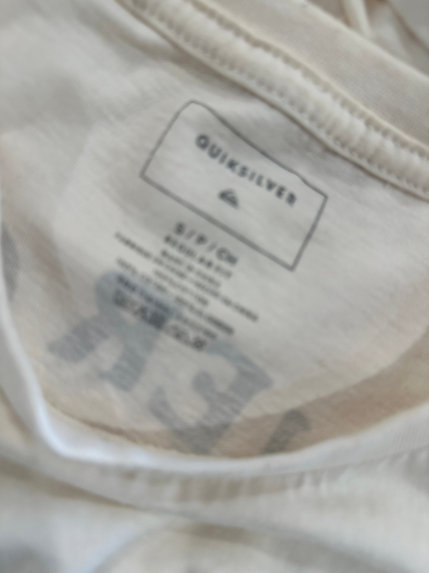 Quiksilver - T-Shirt - Small - Cream