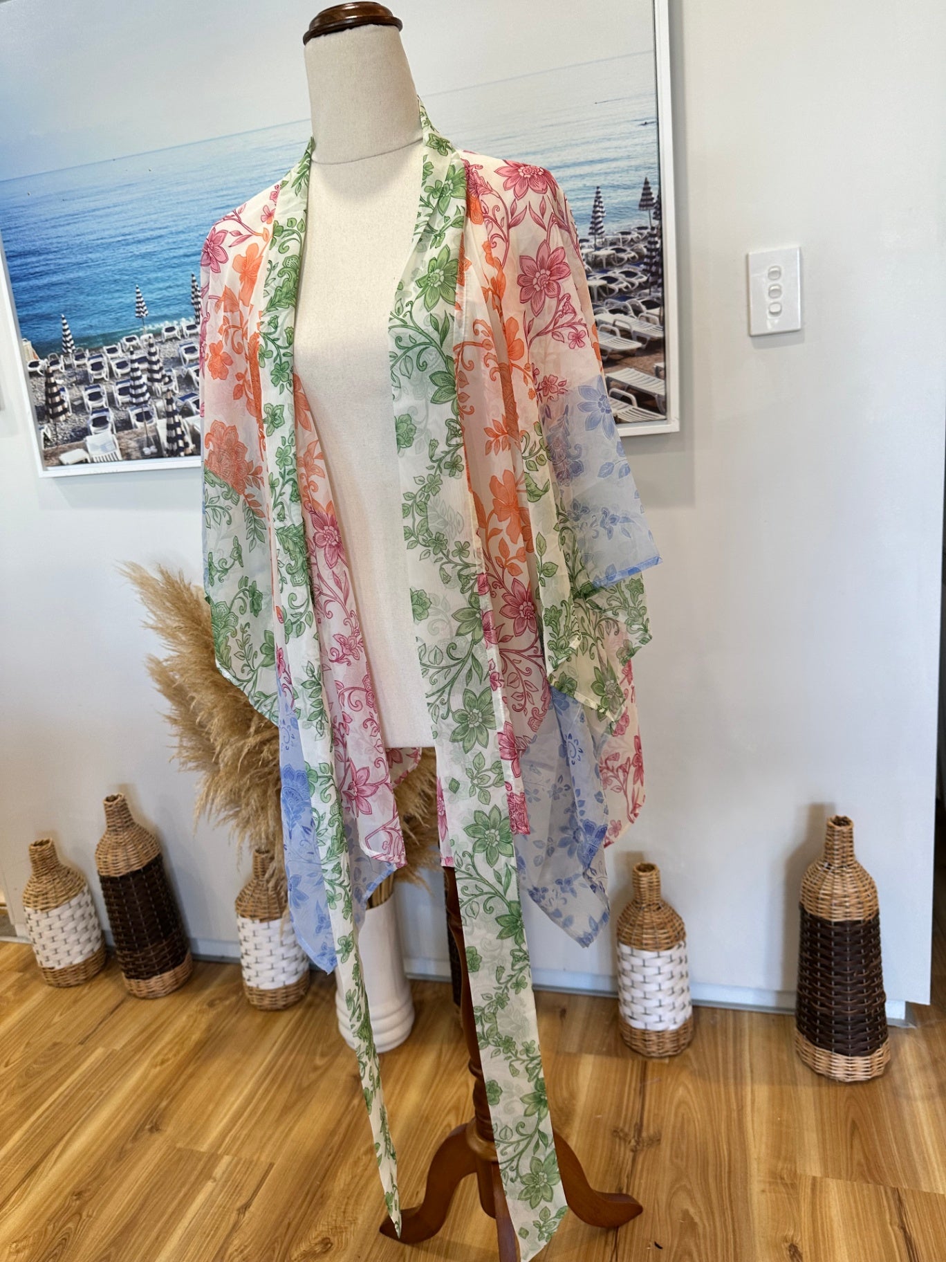 [SALE] Sussan Kaftan - One Size - Pastel Tones