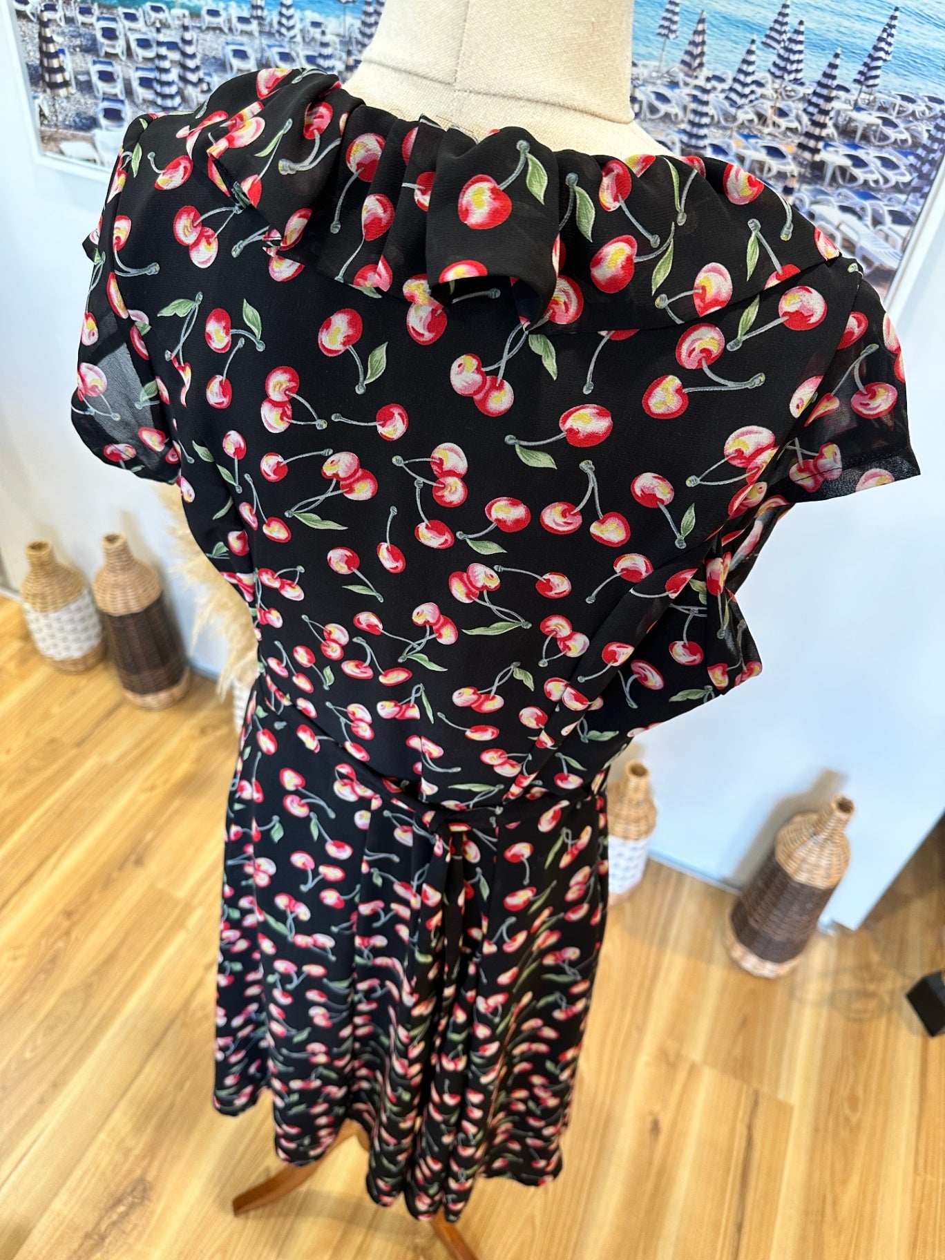 [SALE] Collectif - Rockabilly Dress - Large - Cherries