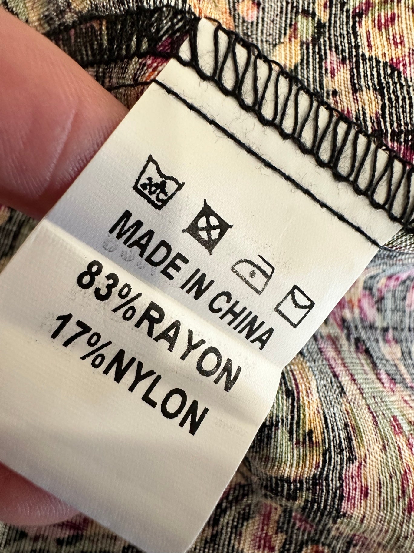 [SALE] Sunday Boho Dress Small - Black w Purple flowers