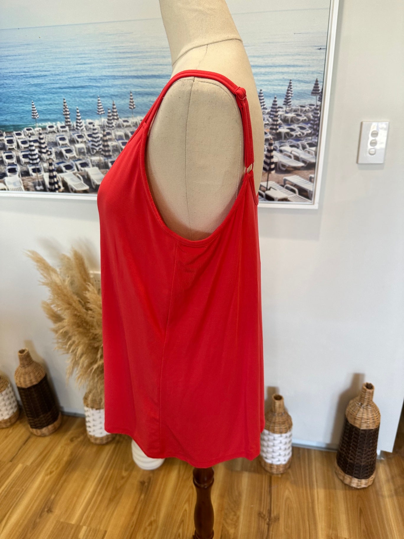 [SALE] Amoena - Camisole Top - Size 20 - Coral Pink