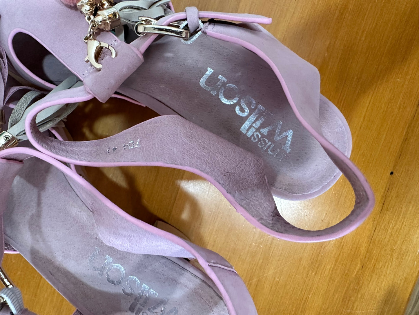 [SALE] Miss Wilson - Pink / Timber Heels - Size EU 41 - Pink - RRP $349