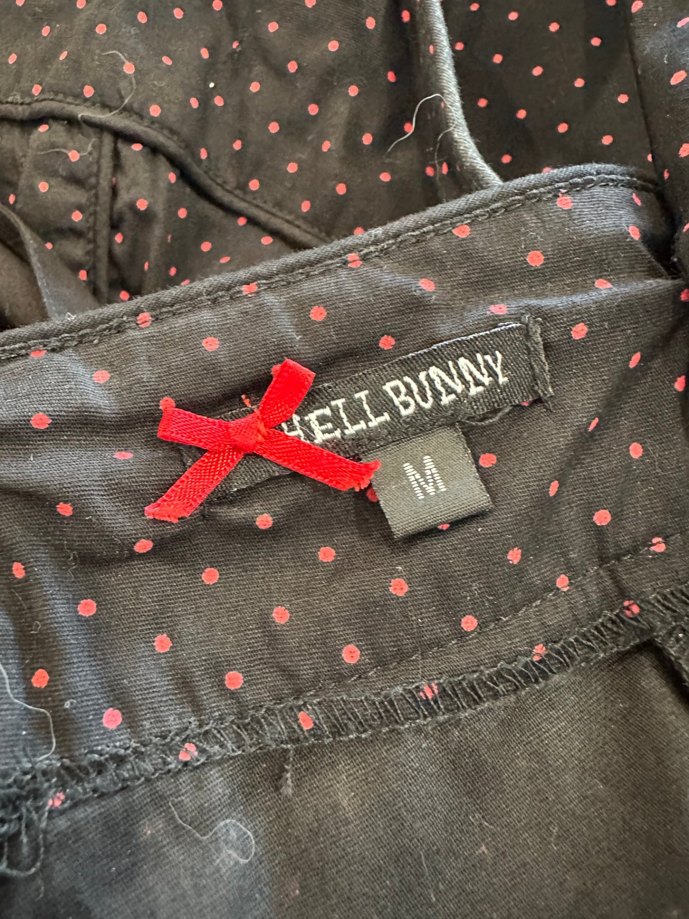 [SALE] Hell Bunny - Dress - Medium - Black with red accents
