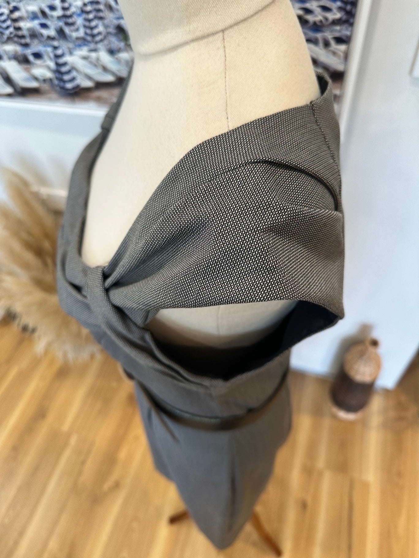 [SALE] Veronika Maine - Rockabilly Dress with Gunmetal Belt - Size 10