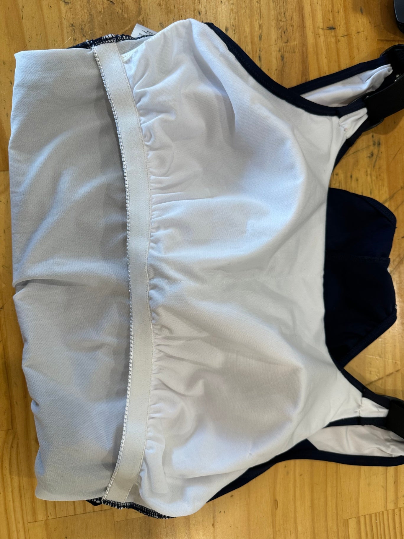 [SALE] Swimsuit - Size 18 - Navy and white