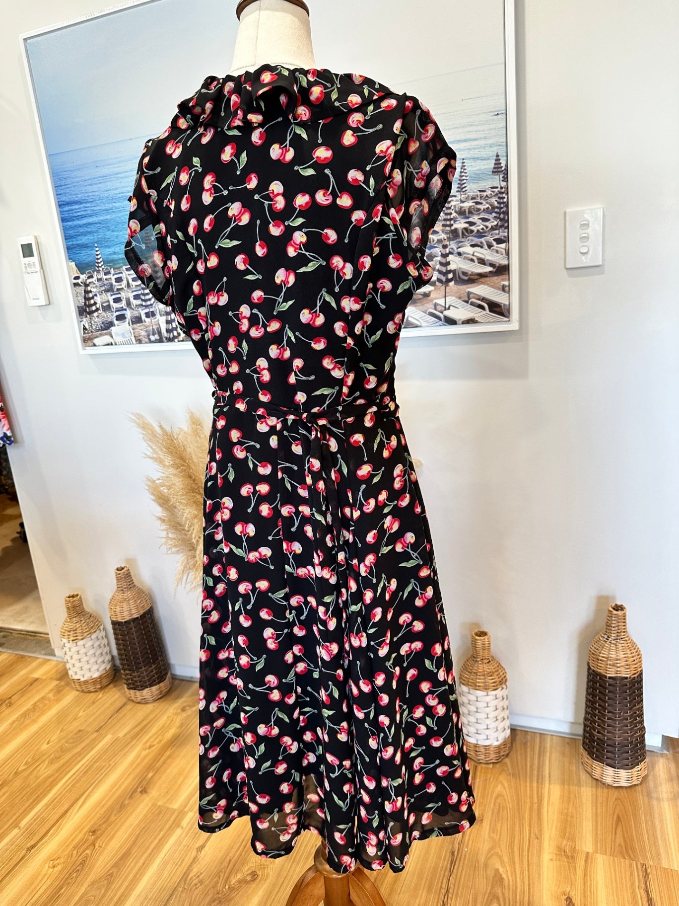 [SALE] Collectif - Rockabilly Dress - Large - Cherries