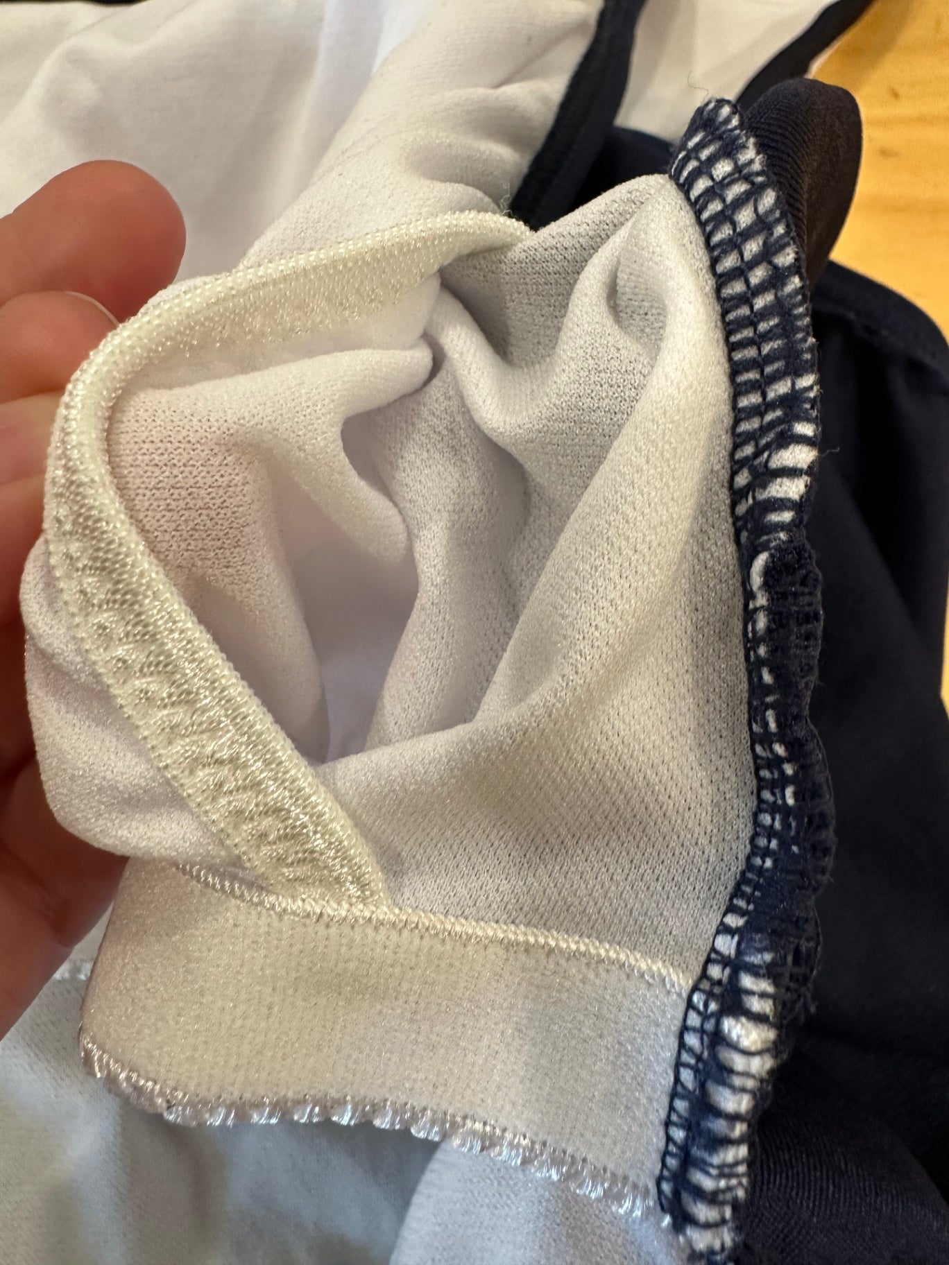 [SALE] Swimsuit - Size 18 - Navy and white